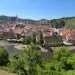 View of Cesky Krumlov from the Castle.